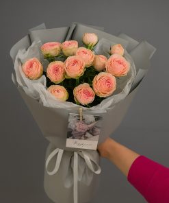 Букет пионовые веточки