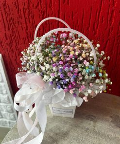 Композиция цветная радуга