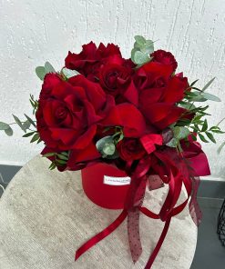 Композиция красный горошек